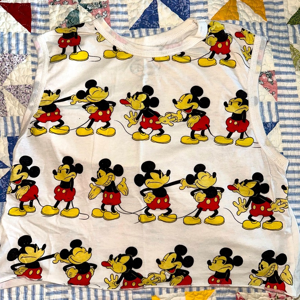 Vintage Mickey Mouse Crop top